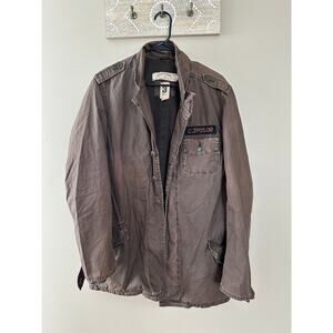 Converse x John Varvatos Chuck Taylor Brown Military Denim Jacket